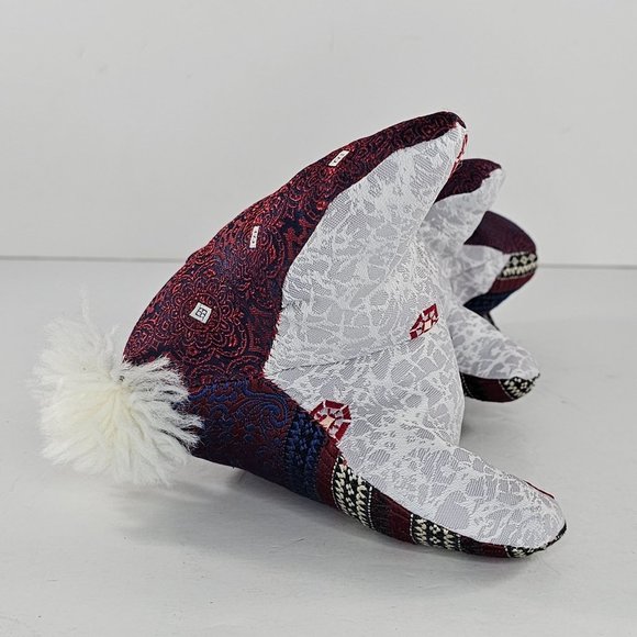 Vintage Handmade Bunny Rabbit Plush Stuffed Animal 7.75" - Picture 7 of 8